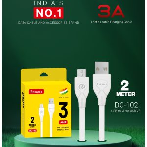 Robotek Micro USB Cable 2 m DC 102 V8