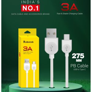 Robotek 3A Powerbank TYPE-C Cable