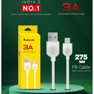 Robotek 3A Powerbank Micro USB Cable