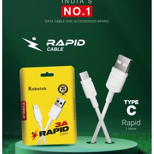 Robotek TYPE-C Cable 3A 1m RAPID CABLE