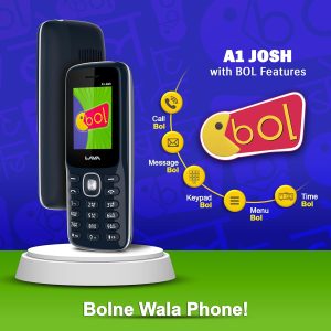 LAVA A1 Josh BOL Keypad Mobile|1000 mAh Battery|Expandable Storage 32GB