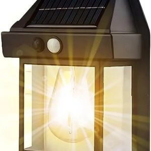 Solar Outdoor Garden Wall Light with Sensor Wireless Solar Wall lamp Solar Light Set (Wall Mounted Pack of 1)