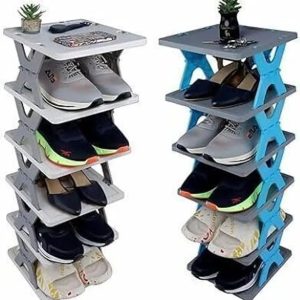 Shoe Rack,Adjust Rack,Tower Rack Shoes Home Slippers Shelf Organizer Plastic Shoe Stand