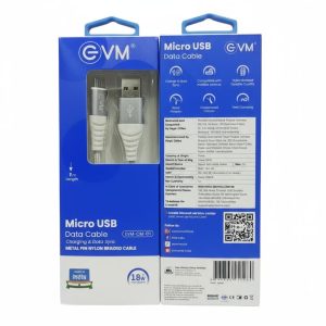 EVM 18W Nylon Braided Data Cable CM-011