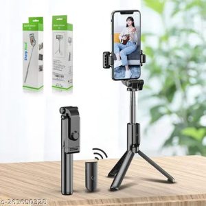 360° Rotation Bluetooth Selfie Stick with Concealed Tripod Stand Tripod