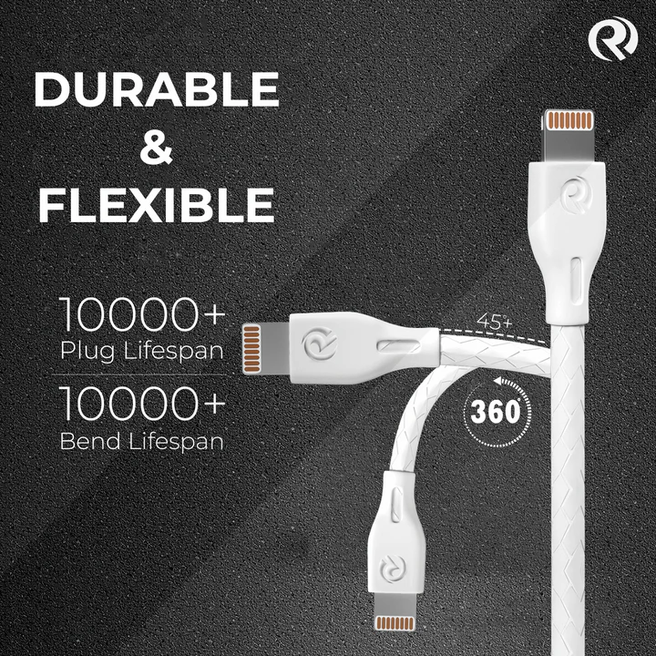 Robotek DC10X iPhone Lightning Fast Charging Cable, 2.4Amp Sync & Fast Charging - Image 3