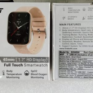 FIRE-BOLTT MERCURY SMARTWATCH