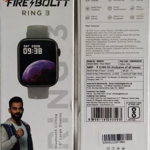 FIREBOLTT RING 3 SMARTWATCH