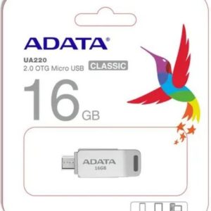 ADATA UA220 16GB Micro USB OTG 2.0 Metal Dual Flash Drive