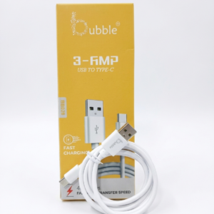 BUBBLE 3-AMP USB TO TYPE-C DATA CABLE BB028