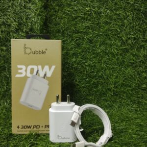 BUBBLE 30W PD+PPS CHARGER WITH C TO C CABLE BB128