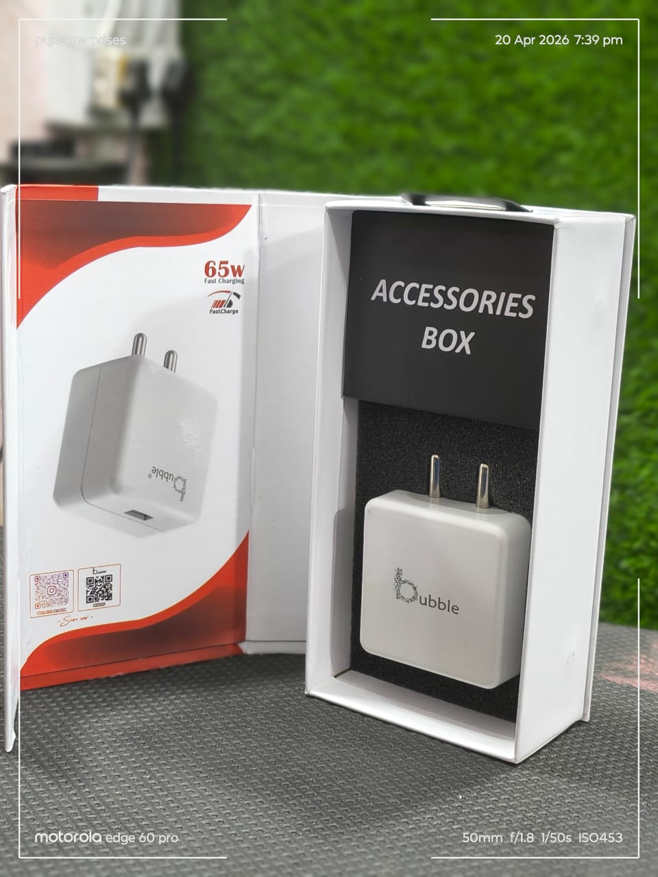 BUBBLE 65W FAST CHARGER